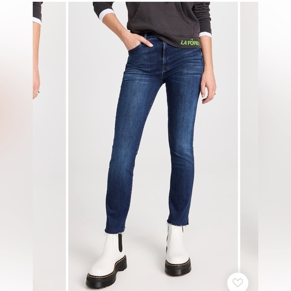 MOTHER THE RASCAL ANKLE SNIPPET IN A TRIP DOWN MEMORY LANE SUPER STRETCH DENIM - Picture 5 of 16